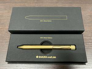 【2450】SAKURA craft.lab サクラクレパス 001S Metal Edition LGB10005Bゴールド 筆記確認済