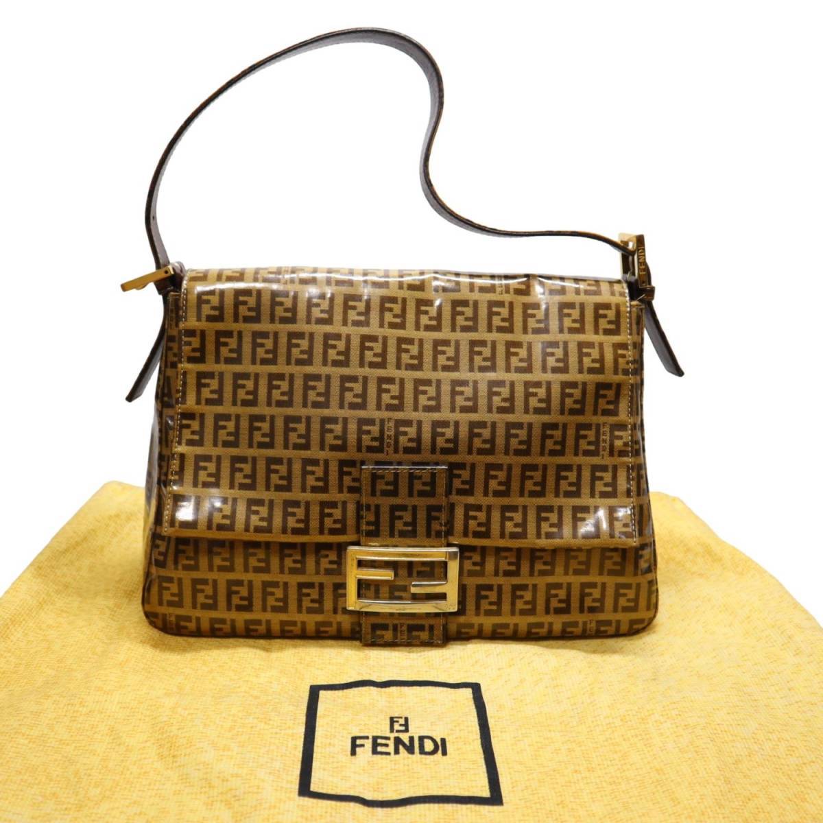 FENDI エナメル レザー マンマ バケット HB02109 | hima.am