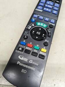 【FB-4-20】Panasonic パナソニック BDレコーダーリモコン N2QAYB000346 DMR-BW750/DMR-BW970-K/DMR-BR550 等対応　動確済・比較的美品