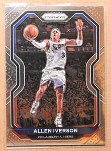 ALLEN IVERSON (アレン・アイバーソン) 2020-21 PRIZM トレーディングカード 19 【NBA,76ERS,シクサーズ】