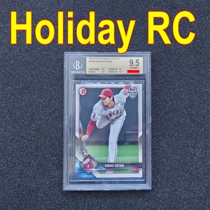 ◆BGS:9.5 GEM MINT【#17 S. OHTANI RC 】2018 Bowman Holiday Rookie Card #TH-SO 　◇検索：大谷 ルーキー カード エンゼルス Angeles