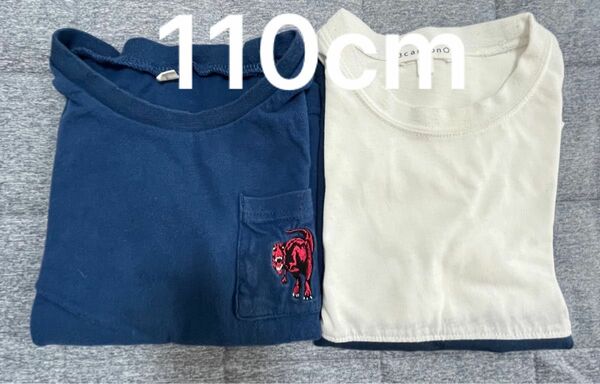 西松屋　3can4on Tシャツ 2枚セット　110cm