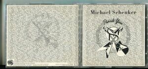 #4600 中古CD MICHAEL SCHENKER / THANK YOU マイケル・シェンカー サンキュー POS 108CD1 1993