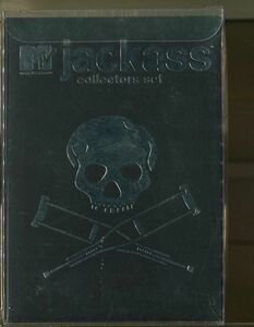 #4048 中古DVD ジャッカス/jackass コレクターズセット BOX仕様(4枚組) Tシャツ付き*