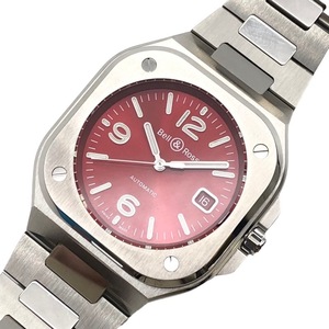 Bell &amp; Ross Bell &amp; Ross BR05 Red Steel Japan Limited 99 BR05A-R-ST/SST Silver Watch