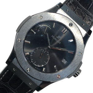 Hublot HUBLOT Classic Fusion Power Reserve 8 Days All Black 516.CM.1440.LR Black Часы Мужчины Б/У