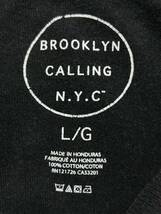 ブルックリンコーリングエヌワイシー ビッグロゴ デカロゴ Tシャツ　　USAブランド BROOKLYN CALLING N.Y.C ストリート スケート 柳7748_画像3