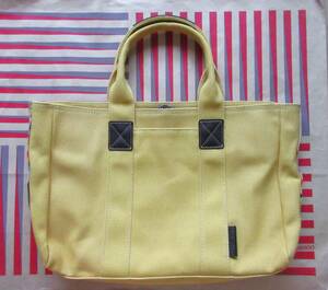  Paul Smith tote bag beautiful goods yellow / England. regular .. brand 8,000 jpy uniformity sale 