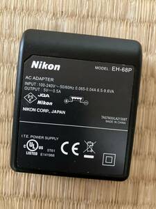 【 即決 】Nikon EH-68P ニコン 純正品 ACアダプター 充電器 送料無料 匿名配送