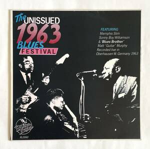THE UNISSUED 1963 BLUES FESTIVAL V.A. UK盤LPレコード Red Lightning' RL-0060 西ドイツ録音 MEMPHIS SLIM SONNY BOY WILLIAMSON
