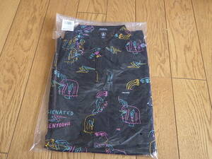 VOLCOM ALIENATEDS/S SHORT SLEEVE SHIRT ボルコム メンズ シャツ 半袖 色黒(BLK) サイズM 品番A0412003