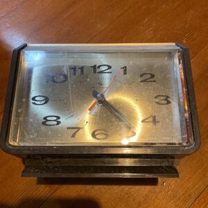 Silicon Clock TOKYO TOKEI 置時計 置き時計 昭和レトロ 目覚まし時計 ジャンク