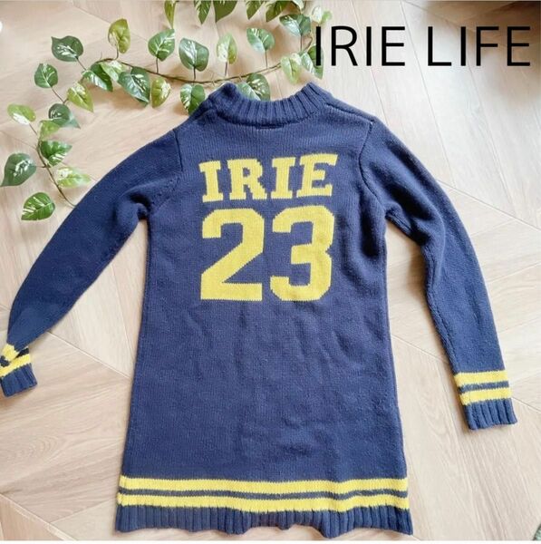 IRIE LIFE ニットワンピース　ネイビー