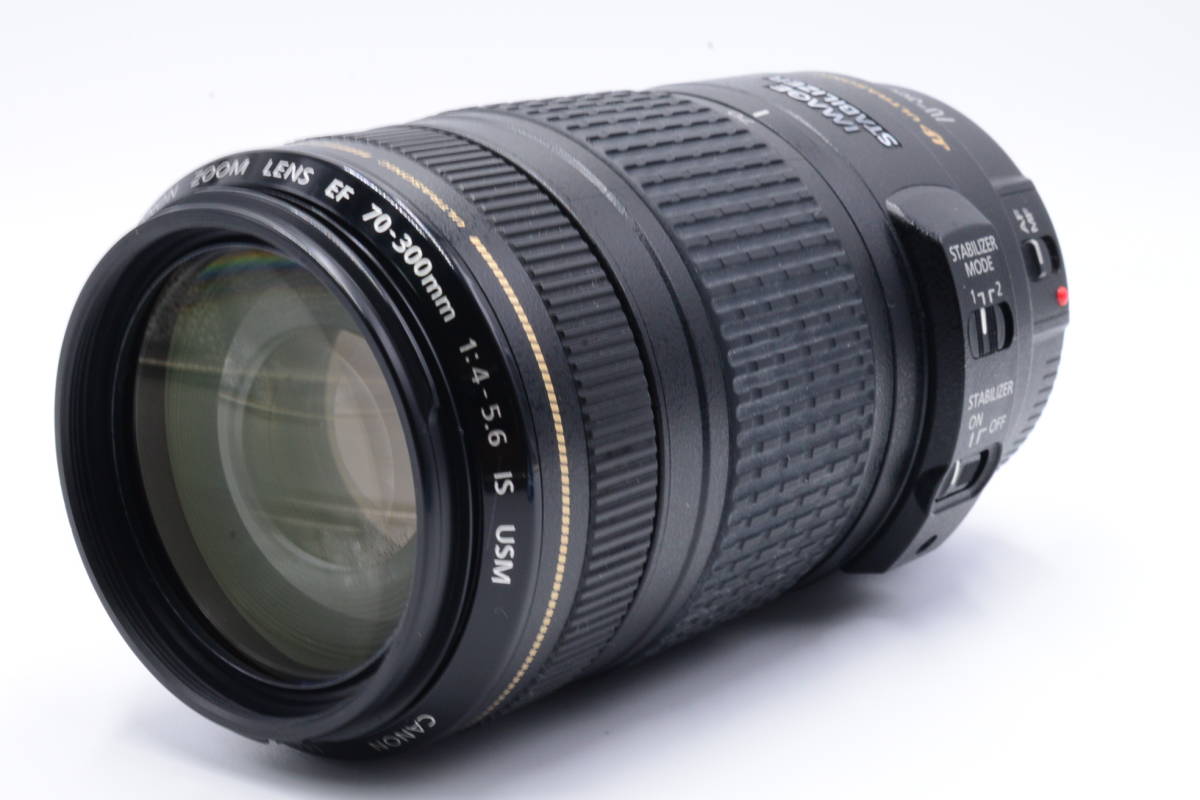 キャノン Canon 望遠ズームレンズ EF70-300mm F4-5.6 IS USM フル