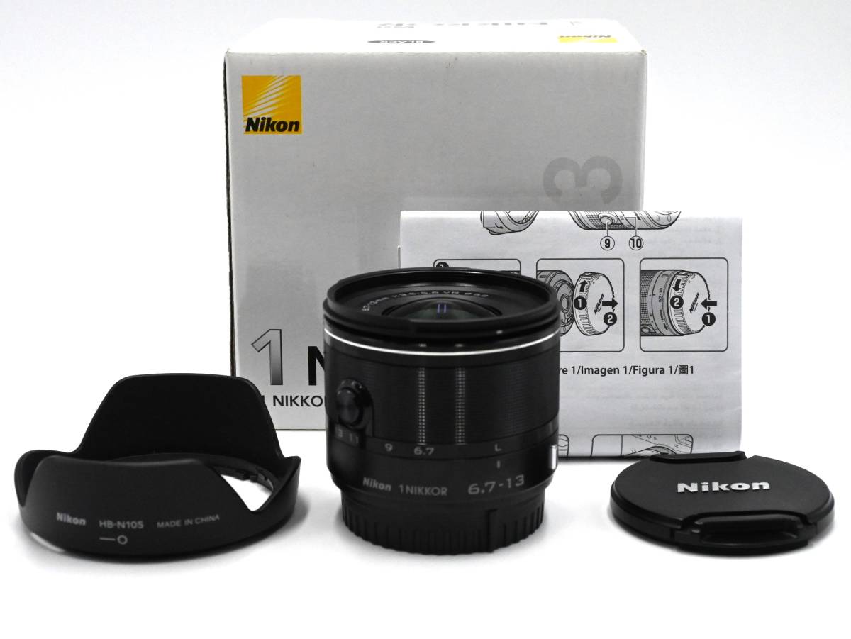 ニコン 1 NIKKOR VR 6.7-13mm f/3.5-5.6 [ブラック] オークション比較