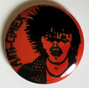 ANTI-CIMEX - Anarkist Attack 缶バッジ 25mm #Svenska #80's cult killer punk rock #custom buttons