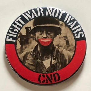 CRASS - Fight War Not Wars 2 缶バッジ 75mm #UK #punk #80's cult killer punk rock #custom buttons