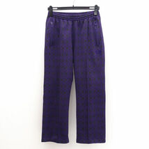 ★ ニードルズ トラックパンツ Track Pant Poly Jacquard 総柄 M ボトムス パンツ FK202 (0220458368)_画像1