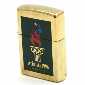★ ジッポ ライター アトランタオリンピック 1995年製 ゴールド×グリーン (0220457992)