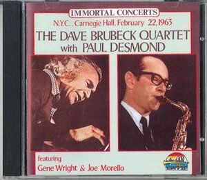 CD Dave Brubeck Dave Brubeck Quartet MJ104 MIKASA /00110