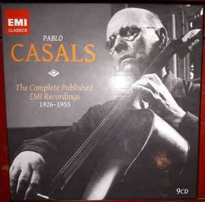 欧9discs CD Pablo Casals The Complete Published EMI Recordings 1926-1955 5099969493225 EMI Classics, EMI Classics 紙ジャケ /00300