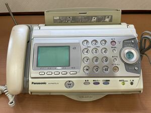 QW1784 Panasonic telephone machine KX-PW37CL-S personal fax electrification verification settled 0616