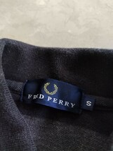 レア FRED PERRY フレッドペリー ボーダー ポロシャツ Sサイズ Lot.F1124 アメカジ ストリート UK 古着 五分袖 七分袖_画像5