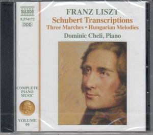 [CD/Naxos]シューベルト[リスト編]:3つのシューベルトの行進曲S.426/R.251(葬送行進曲／大行進曲／性格的大行進曲)他/D/チェリ(p) 2019.4