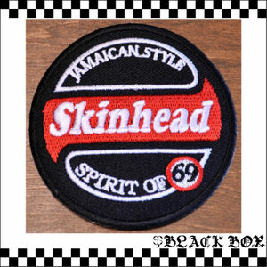 インポート ワッペン JAMAICA SKINHEAD REGGAE oi スカ SKINS スキンズ レゲエ PUNK パンク イギリス 英国 UK GB ENGLAND イングランド 119