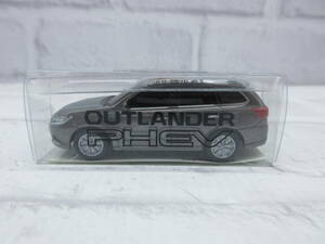 1/64 ディーラー特注品 ミニカー 三菱 2代目アウトランダーPHEV OUTLANDER PHEV 後期 クォーツブラウンメタリック 非売品 カラーサンプル