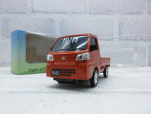 ミニカー　ダイハツ　新型ハイゼットトラック　オレンジ　プルバックカー　非売品　カラーサンプル_画像2