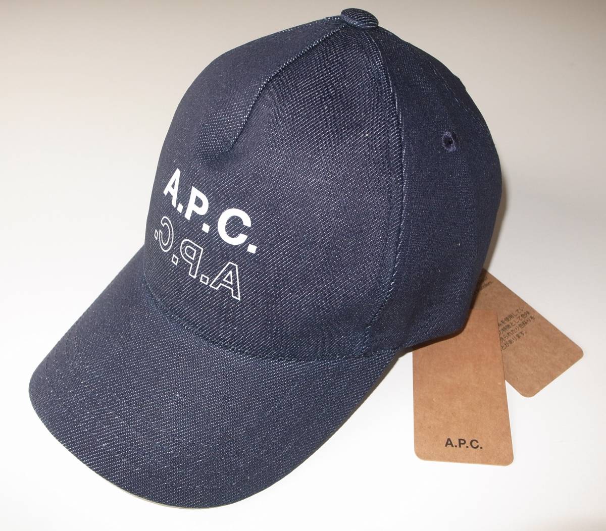 APC FEARLESS denim logo cap ロゴ デニム キャップ cm SS