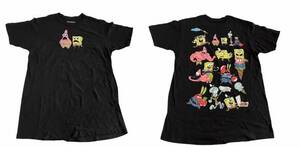 Nickelodeon SpongeBob All Star　スポンジボブ　前後プリントＴシャツ　ＵＳ限定モデル　ＵＳサイズＭ