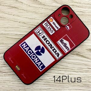 アイルトン・セナ レーシング スーツ マクラーレン iPhone 14 Plus ケース F1 ホンダ