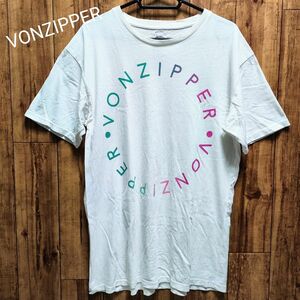 VONZIPPER ポンジッパー 半袖 Tシャツ 白