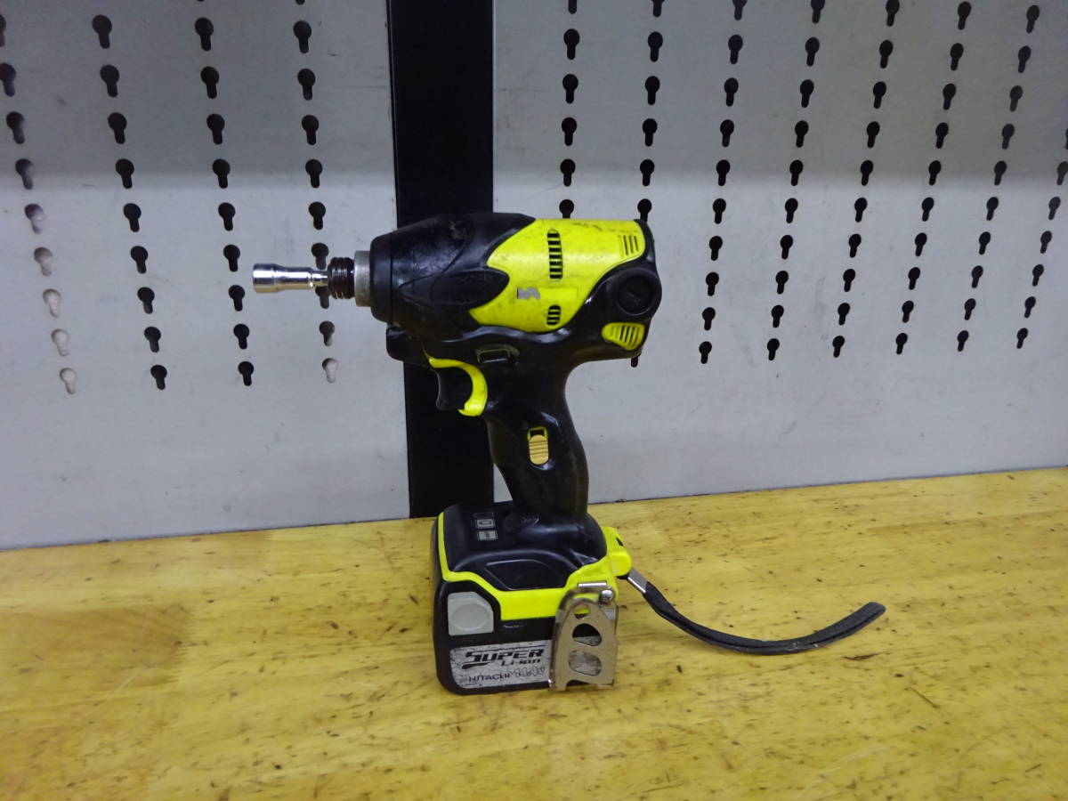 正規通販 日立インパクトドライバーWH 14DBAL14.4v 工具/メンテナンス