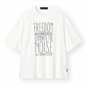 GUx UNDERCOVERアンダーカバーxジーユー★人気完売！スーパービッググラフィックTシャツ(半袖5分袖)★ホワイト白M