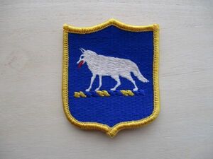 【送料無料】アメリカ州兵サウスダコタ州National Guard South Dakotaパッチ部隊章/陸軍insigniaワッペンPATCH狼Military Armyオオカミ M90