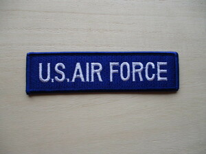 【送料無料】アメリカ空軍U.S. AIR FORCEネームテープ/刺繍USエアフォースSubdued米空軍USAFパッチpatchワッペンtabタブtag青タグ M87