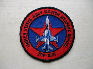 【送料無料】アメリカ海軍FIGHTING WEAPONS SCHOOL戦闘機兵器学校パッチF-5教官ワッペン/PATCHトップガンTOP GUN NFWSトムキャットNAVY M94