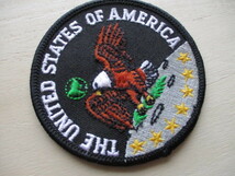 【送料無料】90s THE UNITED STATES OF AMERICAアポロ11号デザイン ワッペン/APOLLO11アポロ計画patch鷲ミッション パッチUSAアップリケ U3_画像2