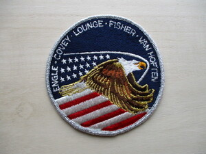 【送料無料】80s スペースシャトル計画『STS-51-I』ディスカバリー刺繍ワッペン/PATCHパッチUSAアップリケNASA宇宙飛行士ロケットJAXA U3