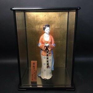 FG06191-3-4 博多人形 金印 北岡秀雄 日展作家 置物 日本人形 人形全長40cm 140サイズ