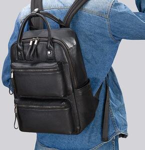 メンズバング 牛革 バックパック リュックサック 大容量 PC対応 通勤鞄 通学バッグ ビジネス 旅行リュック カジュアル兼用