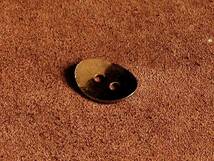 10個セット 真鍮 ボタン（二つ穴）ゴールド ブラス 洋裁 釦 裁縫 材料 手芸 パーツ用品 クラフト ハンドメイド 金物_画像2