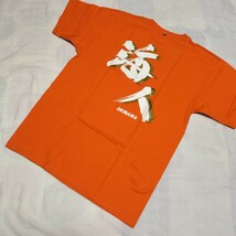 ◆新品 未使用　海人　シャツ　Tシャツ　沖縄　土産　プレゼント　L 　衣類　オレンジ　ORANGE　漁師_画像1