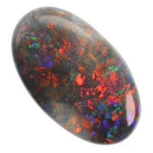  популярный красный .(.)! натуральный black opal 1.13ct разрозненный {ov_180size}