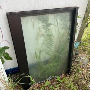 千葉　中古　ペアガラス 窓　アルミサッシ　はめ殺し　採光窓　DIY 小屋作り　物置　作り　防犯サッシ