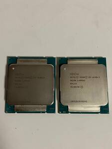 送料無料 intel XEON E5-2630 V3 2枚セット Intel CPU 2.4GHz/ターボ最大3.2Ghz 8コア 16スレッド ソケット FCLGA2011-3 サーバー用 