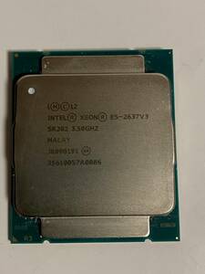 送料無料 intel XEON E5-2637 V3 Intel CPU 3.5GHz/ターボ最大3.7Ghz 4コア 8スレッド ソケット FCLGA2011-3 サーバー用 【中古品】